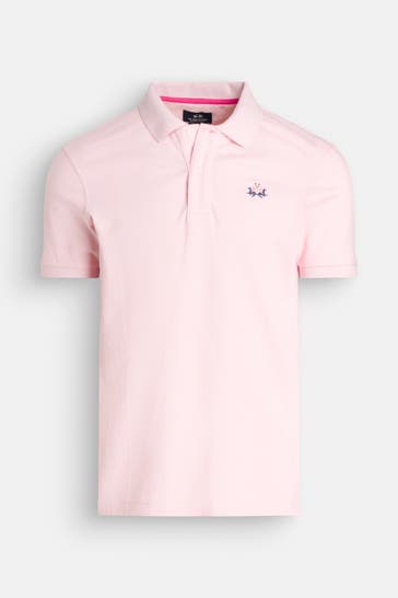 LA MARTINA Polo-Shirt rosa