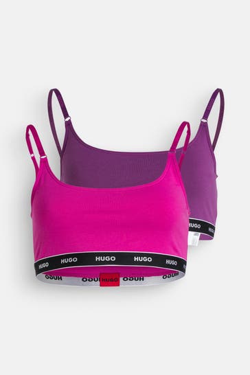 HUGO 2er-Pack Bralette zweifarbig
