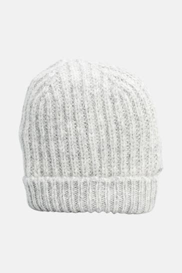 CLOSED Wollmix-Beanie hellgrau