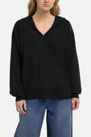 ELIAS RUMELIS Strickpullover 'Martha' schwarz