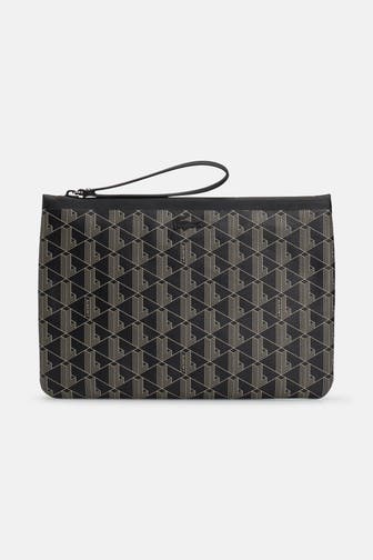 LACOSTE Clutch 'Zely' gemustert