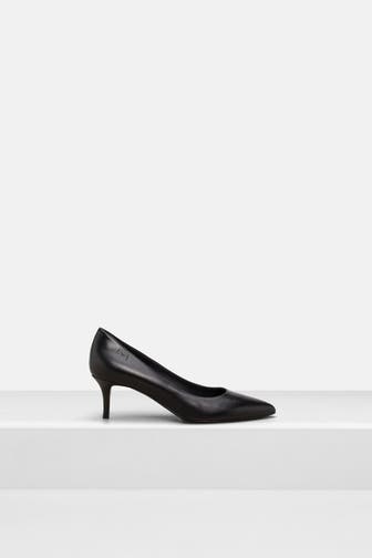 EMPORIO ARMANI Leder-Pumps schwarz