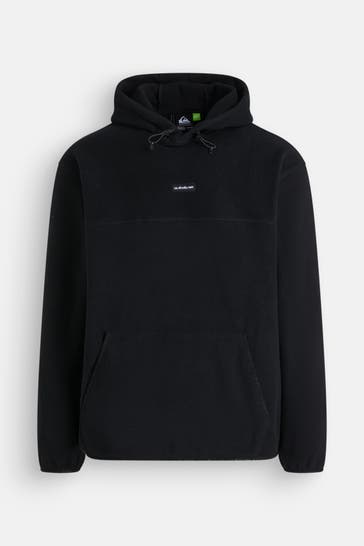 QUIKSILVER Fleece-Hoodie 'Sea Cliffs' schwarz