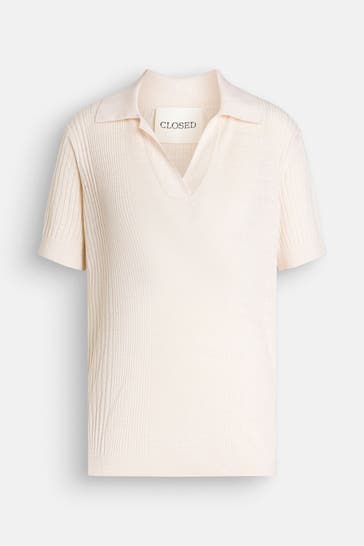 CLOSED Leinenmix-Shirt ecru