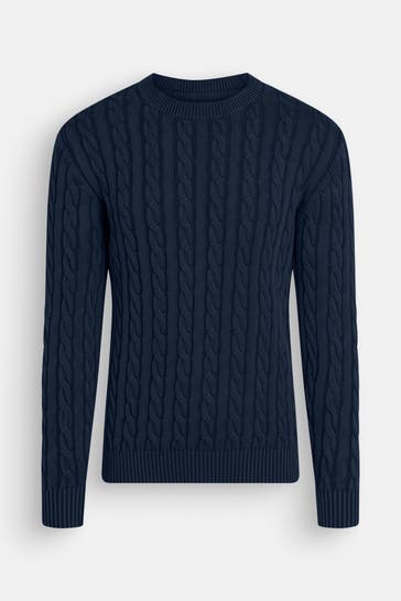 REPLAY Strickpullover dunkelblau