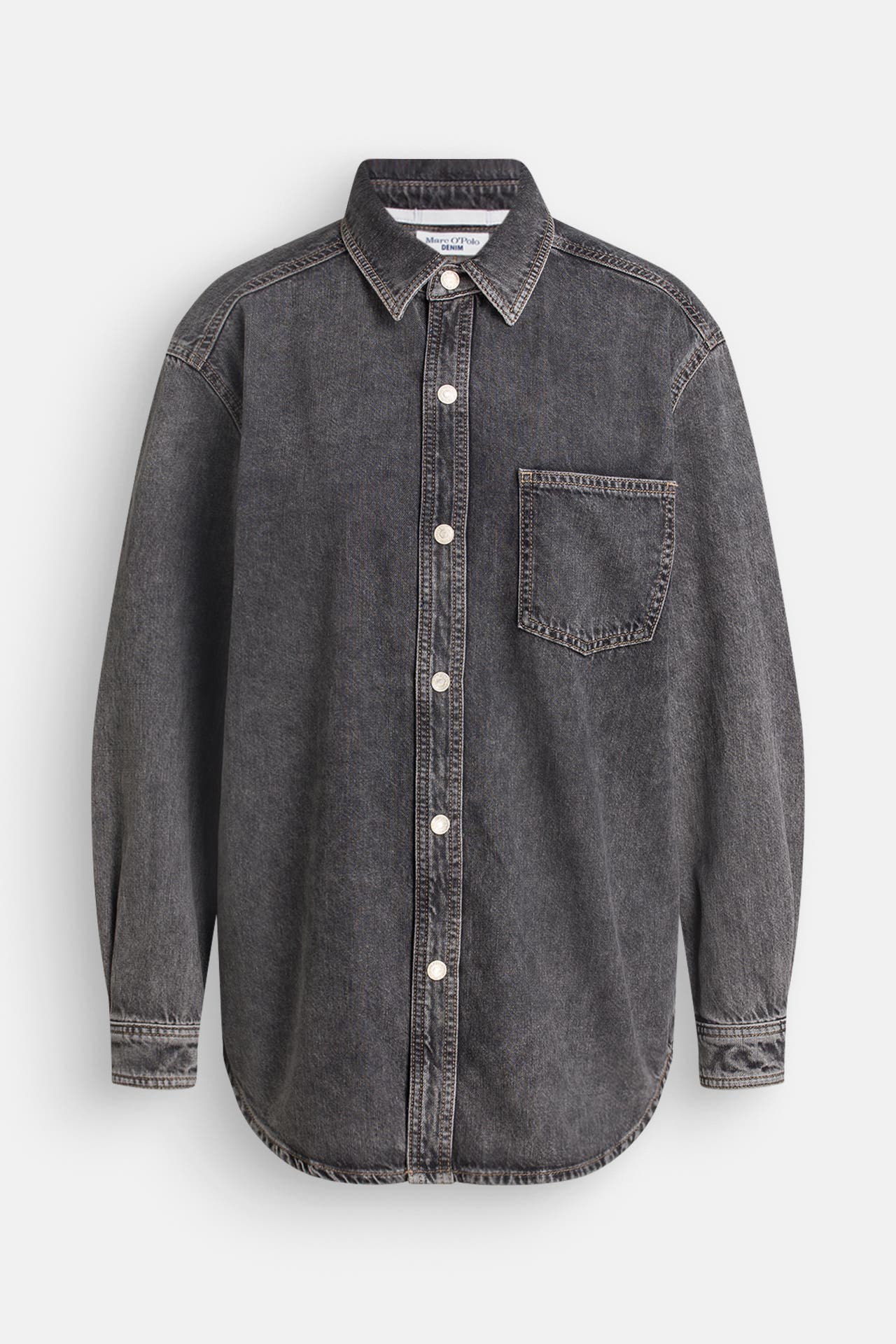 MARC O'POLO DENIM Jeansbluse dunkelgrau, Bild 1