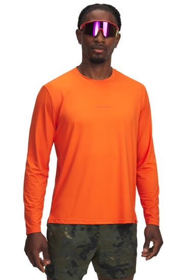 UNDER ARMOUR Longsleeve dunkelorange