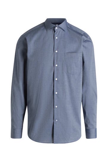 SEIDENSTICKER Casual-Hemd graublau