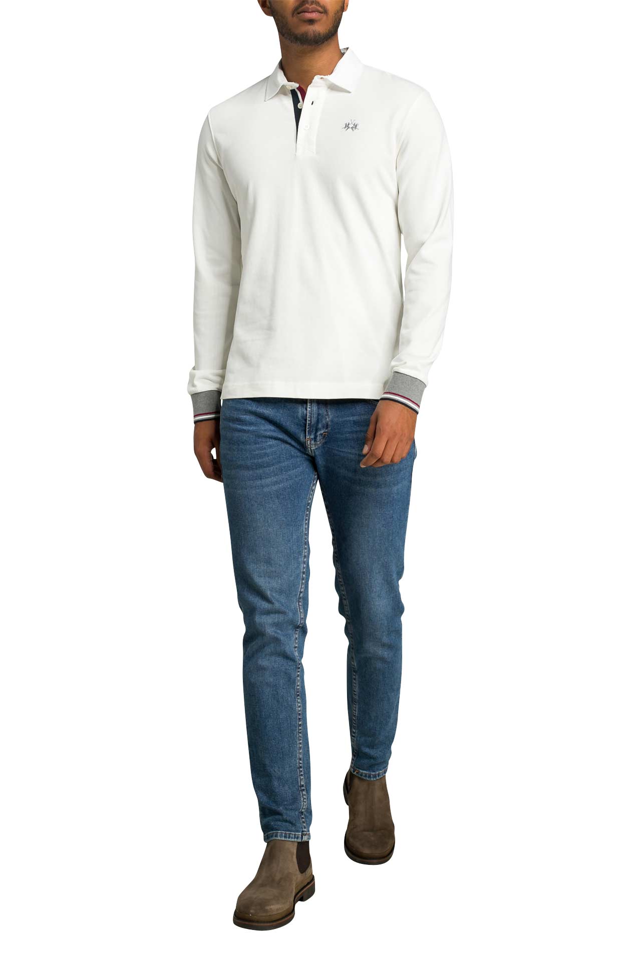 LA MARTINA Langarm-Polo 'Ruggero', Bild 1