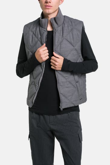 BOSS Weste 'Contino' grau