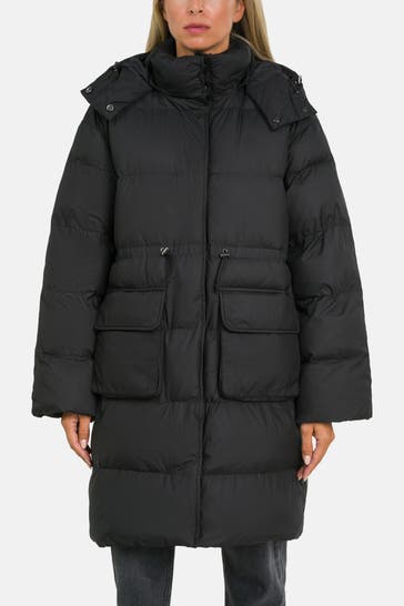 SAMSØE & SAMSØE Steppmantel 'Sahanna' schwarz