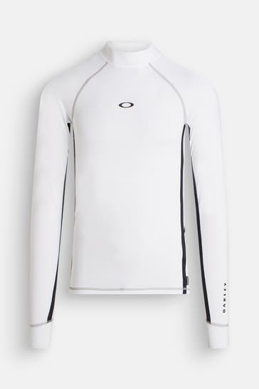OAKLEY Funktionsshirt 'Tidal Pressure Rashguard' weiß