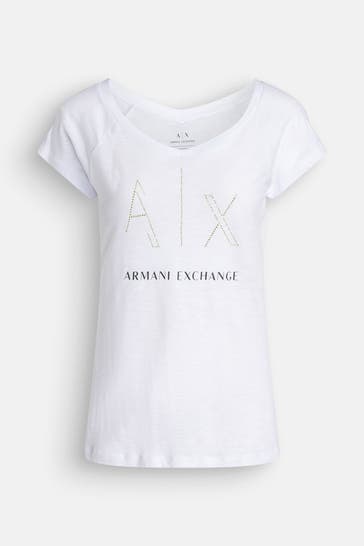 ARMANI EXCHANGE T-Shirt weiß