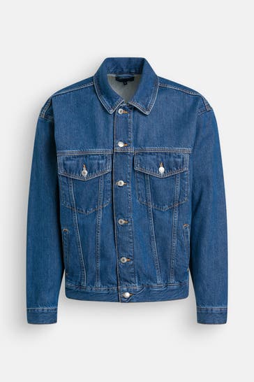 GANT Jeansjacke dunkelblau