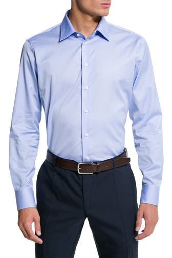 EMPORIO ARMANI Business-Hemd lichtblau