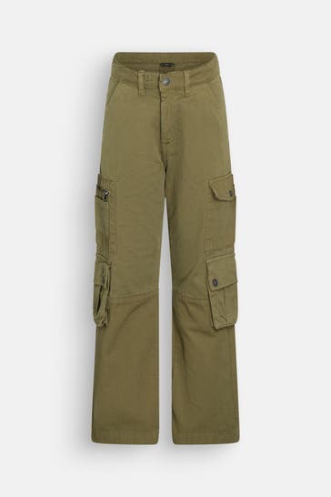GUESS Cargohose oliv