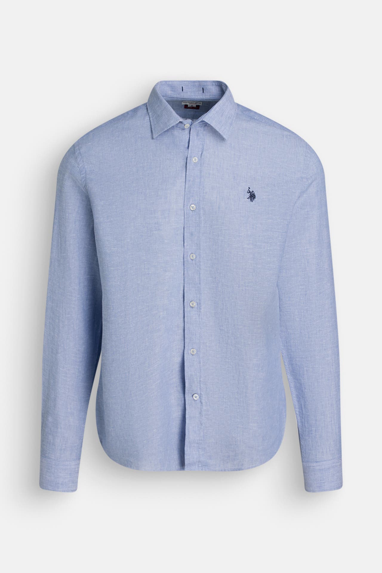 U.S. POLO ASSN. Leinenmix-Hemd 'Seme' Slim Fit, Bild 1