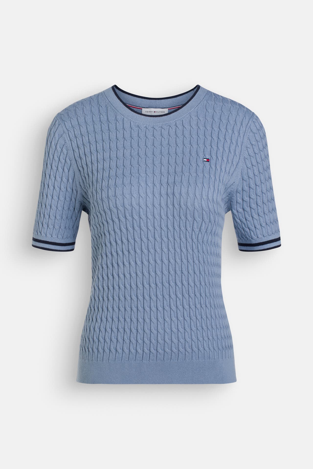 TOMMY HILFIGER Strickshirt azurblau, Bild 1