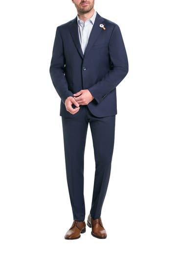 BALDESSARINI Wollmix-Anzug 'Serano' dunkelblau