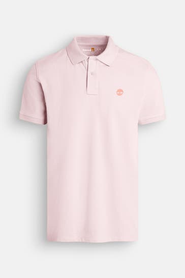 TIMBERLAND Polo-Shirt 'Baboosic Brook' hellrosa