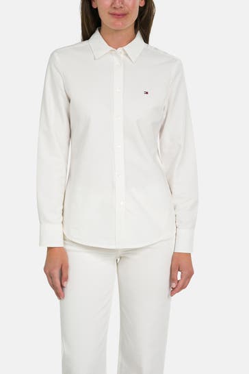 TOMMY HILFIGER Casual-Bluse offwhite