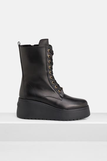 AIGNER Schnürboots 'Stella' schwarz