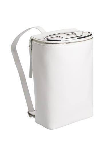 DIESEL Lederrucksack weiß