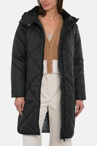 FRIEDA & FREDDIES NY Steppmantel schwarz