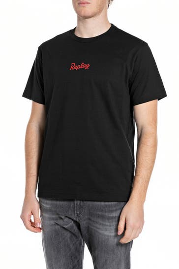 REPLAY T-Shirt schwarz