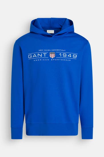 GANT Hoodie königsblau