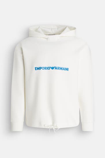 EMPORIO ARMANI Hoodie 'Felpa' weiß