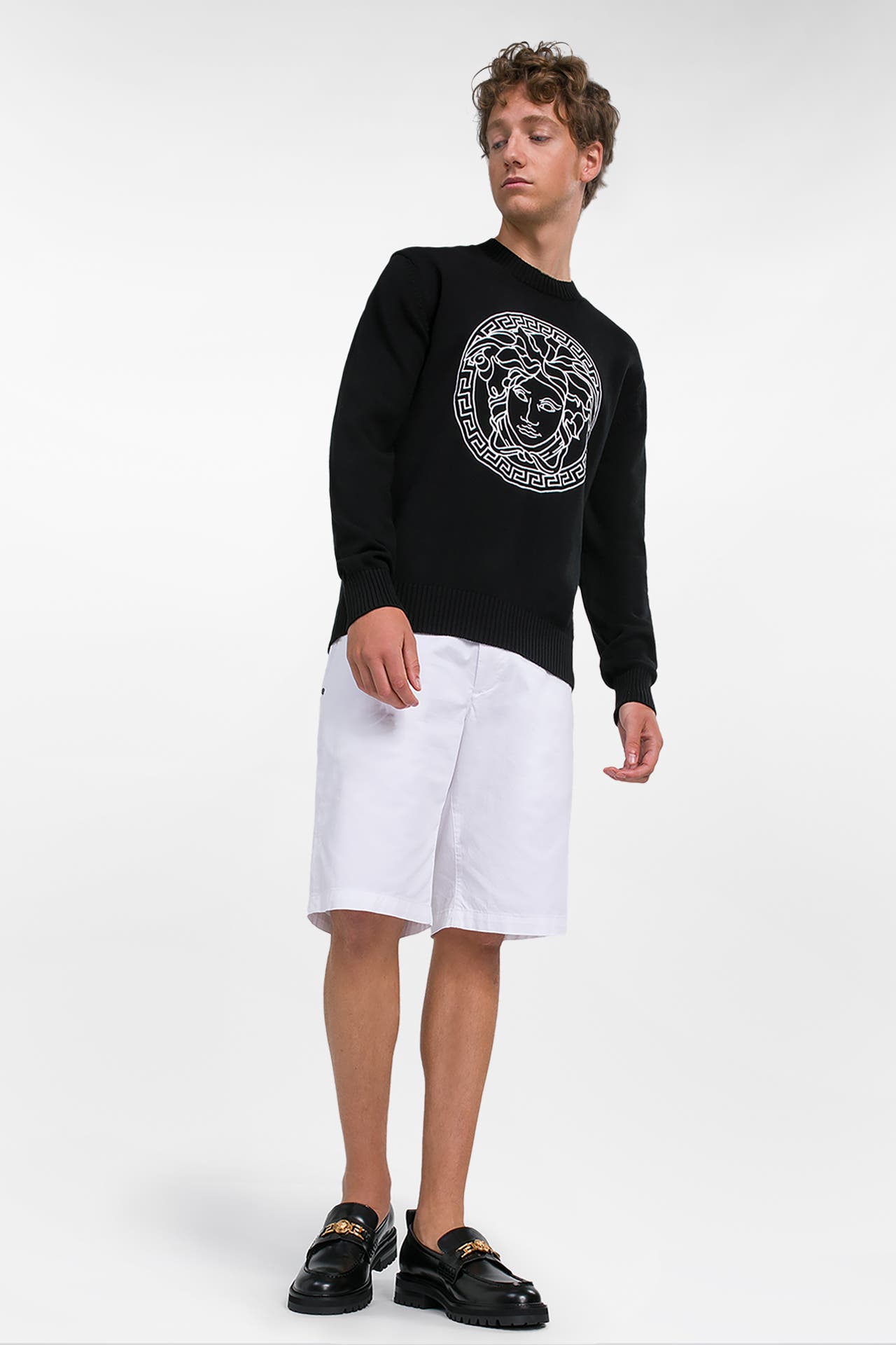 VERSACE Strickpullover schwarz, Bild 1