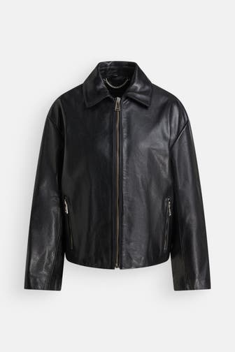 BELSTAFF Lederjacke schwarz