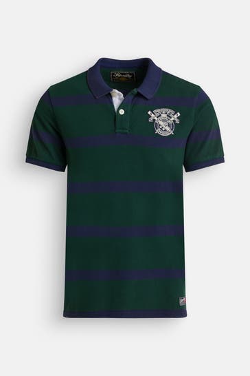 SUPERDRY Polo-Shirt gestreift