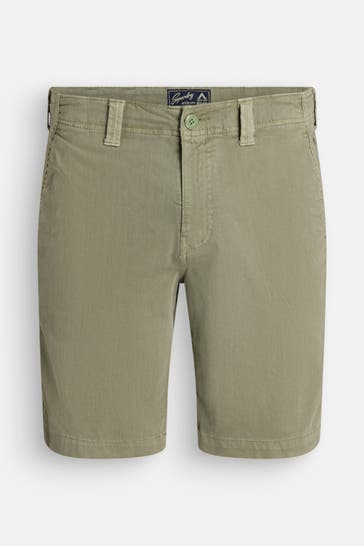SUPERDRY Shorts graugrün