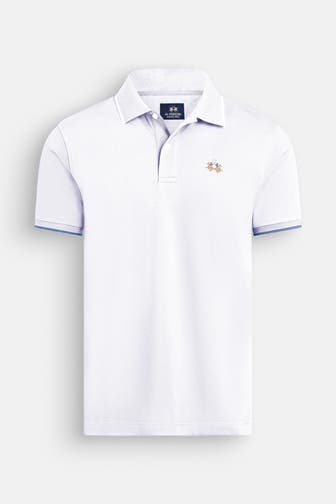 LA MARTINA Polo-Shirt weiß