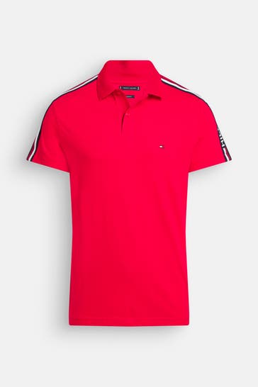 TOMMY HILFIGER Polo-Shirt rot