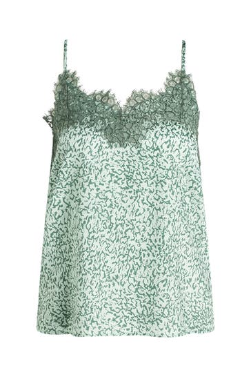 ROSEMUNDE Seidenmix-Top gemustert