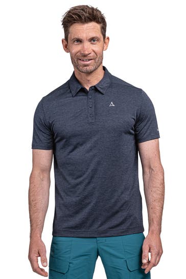 SCHÖFFEL Funktions-Polo graublau