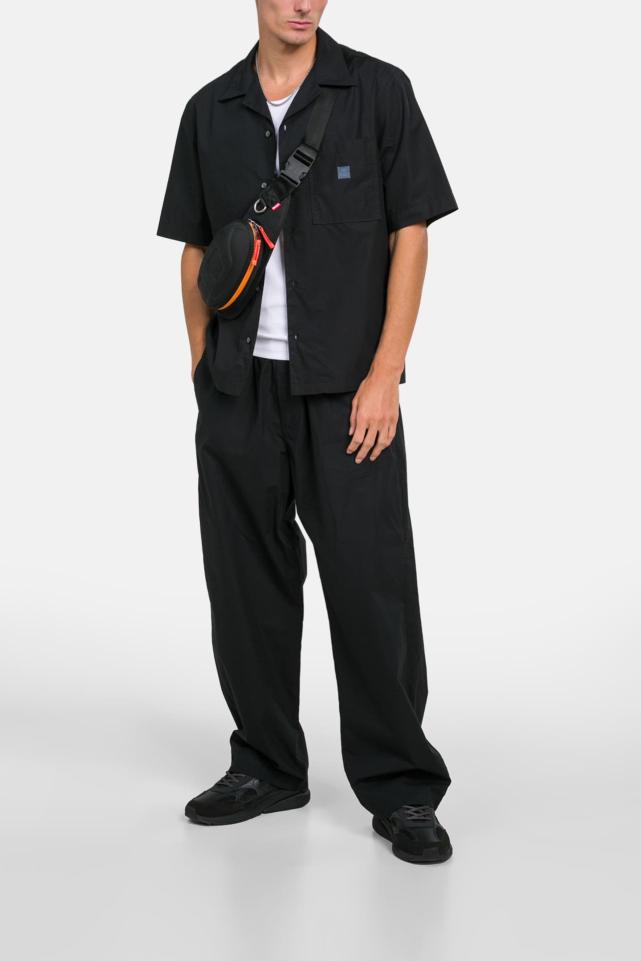 DIESEL Kurzarmhemd 'S-Mac' schwarz, Bild 1