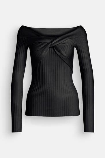 GUESS Strickpullover 'Milana' schwarz