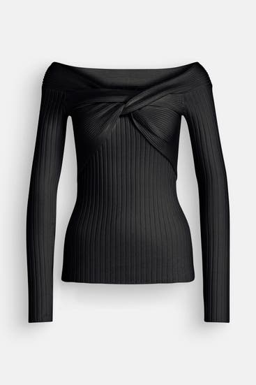 GUESS - Strickpullover 'Milana' schwarz