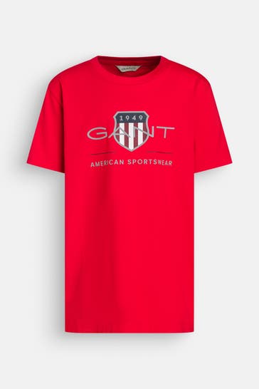 GANT T-Shirt rot