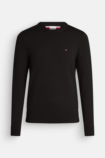 TOMMY HILFIGER Strickpullover schwarz