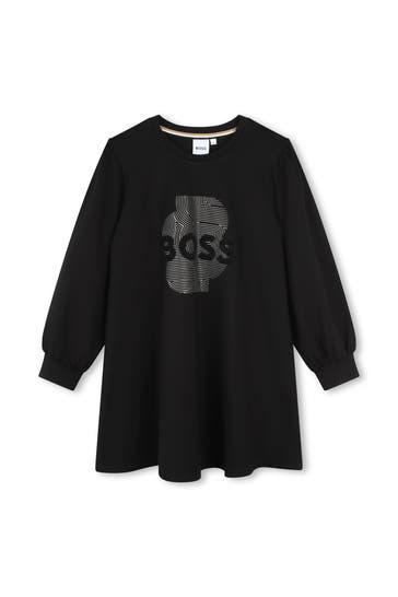 BOSS Jerseykleid schwarz