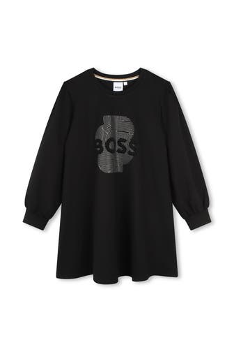 BOSS Jerseykleid schwarz