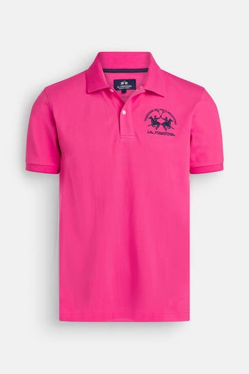 LA MARTINA Polo-Shirt pink