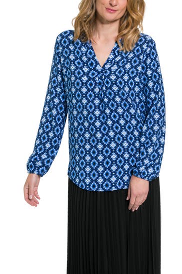 CARTOON Casual-Bluse gemustert