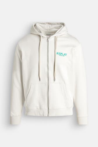 REPLAY Sweatjacke offwhite