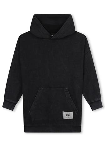 DKNY Sweatkleid schwarzgrau